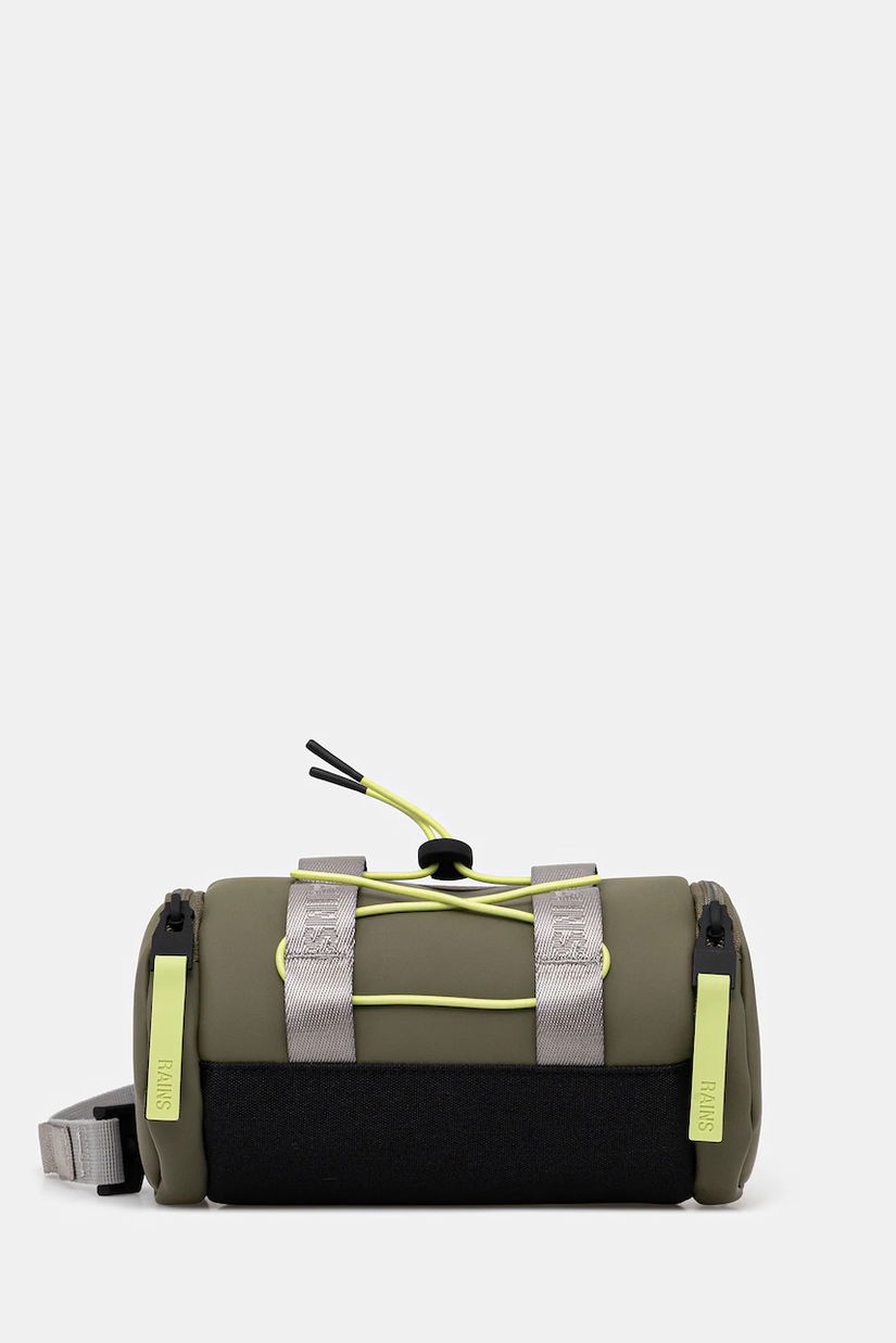 Rains borsetă 14040 Trail Mountaineer Bar Bag culoarea verde, 14040