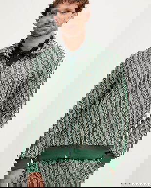 Lacoste bluza culoarea verde, modelator, SH1368