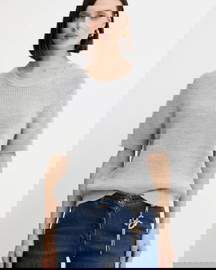 MICHAEL Michael Kors pulover de lână culoarea bej, MF4612JF2G