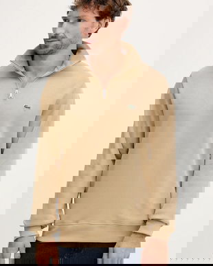 Lacoste pulover de bumbac culoarea negru, cu turtleneck, SH1927