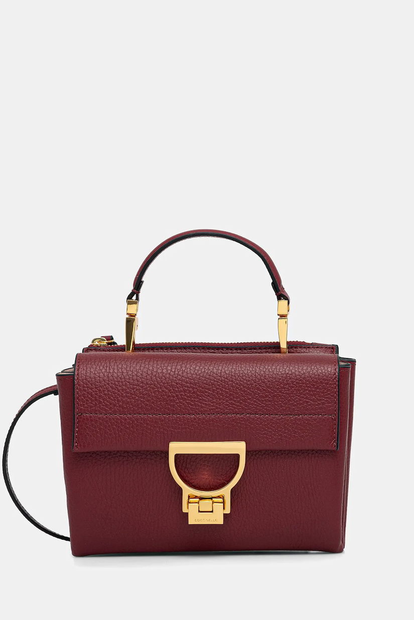 Coccinelle geantă de piele culoarea negru, E1 MD5 55 B7 01