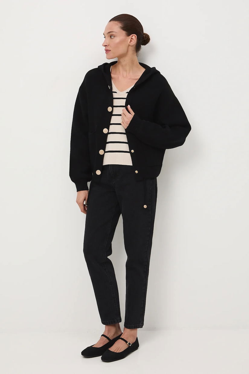Medicine cardigan culoarea negru