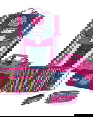 Ghiozdan echipat 4 piese, motiv Mandala