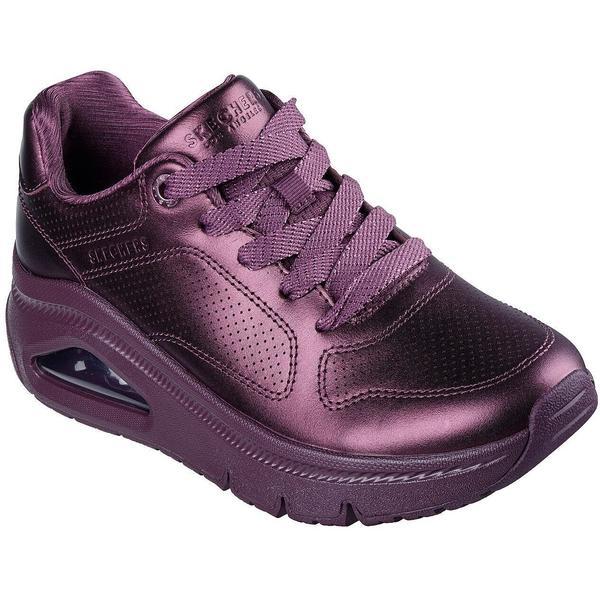 Pantofi sport femei Skechers Uno Icon - Lustrous Air 177768-WINE, 40, Mov