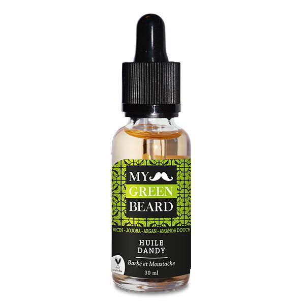 Ulei pentru barba si mustata, Dandy Beard Oil, My Green Beard, 30 ml