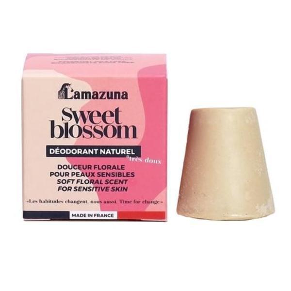 Deodorant solid Douceur Florale, pentru piele sensibila, fara bicarbonat si fara uleiuri esentiale, 30 ml