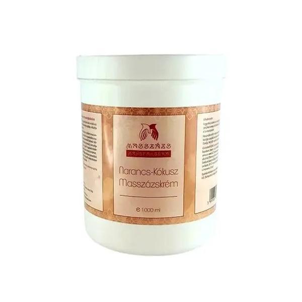 Crema de masaj cu portocale si cocos Masszazs Manufaktura 1000 ml