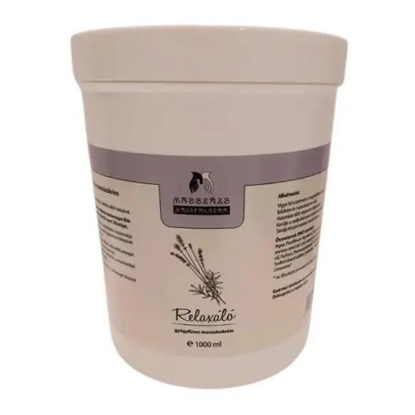 Crema de masaj relaxanta pe baza de plante Masszazs Manufaktura 1000 ml