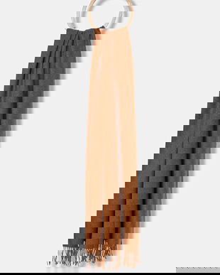 Answear.LAB esarfa de lana culoarea maro, neted