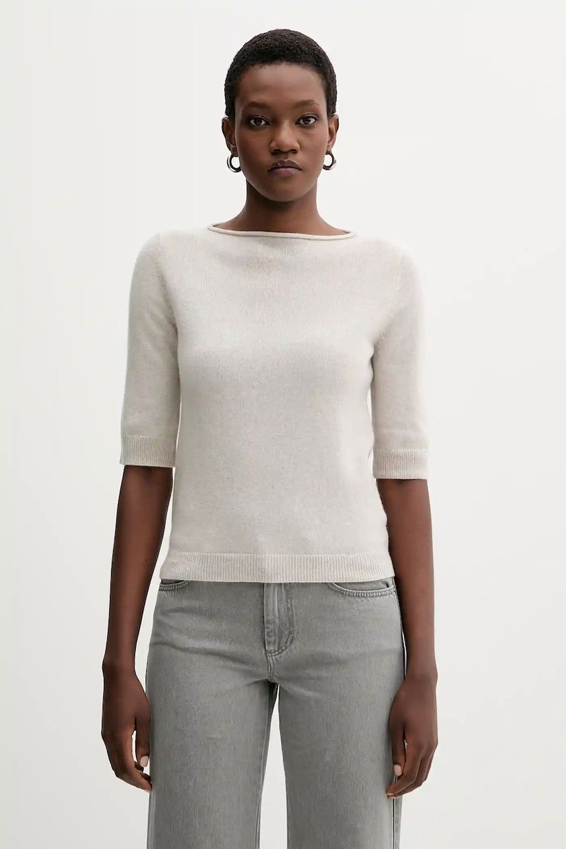 Marella pulover de cașmir culoarea bej, light, 2523366271200