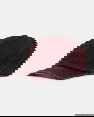 MM6 Maison Margiela șapcă de baseball din bumbac culoarea bordo, SH2TC0004.M35190.227