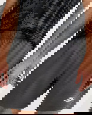 The North Face pantaloni scurți sport culoarea gri, NF0A3O1BDOQ1