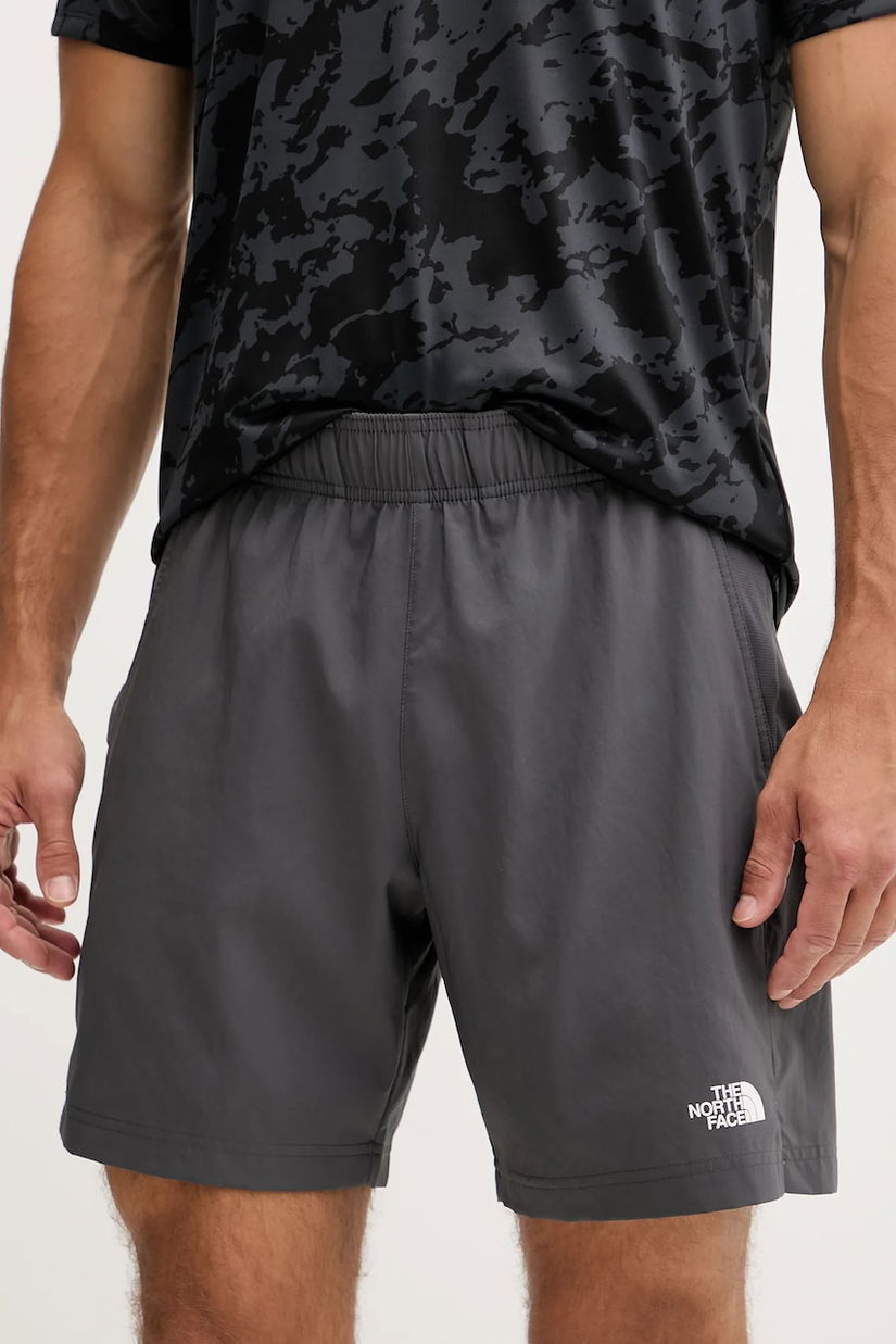 The North Face pantaloni scurți sport culoarea gri, NF0A3O1BDOQ1