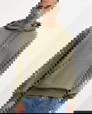 adidas bluză Seasonal AOP culoarea verde, cu glugă, uni, JM1723