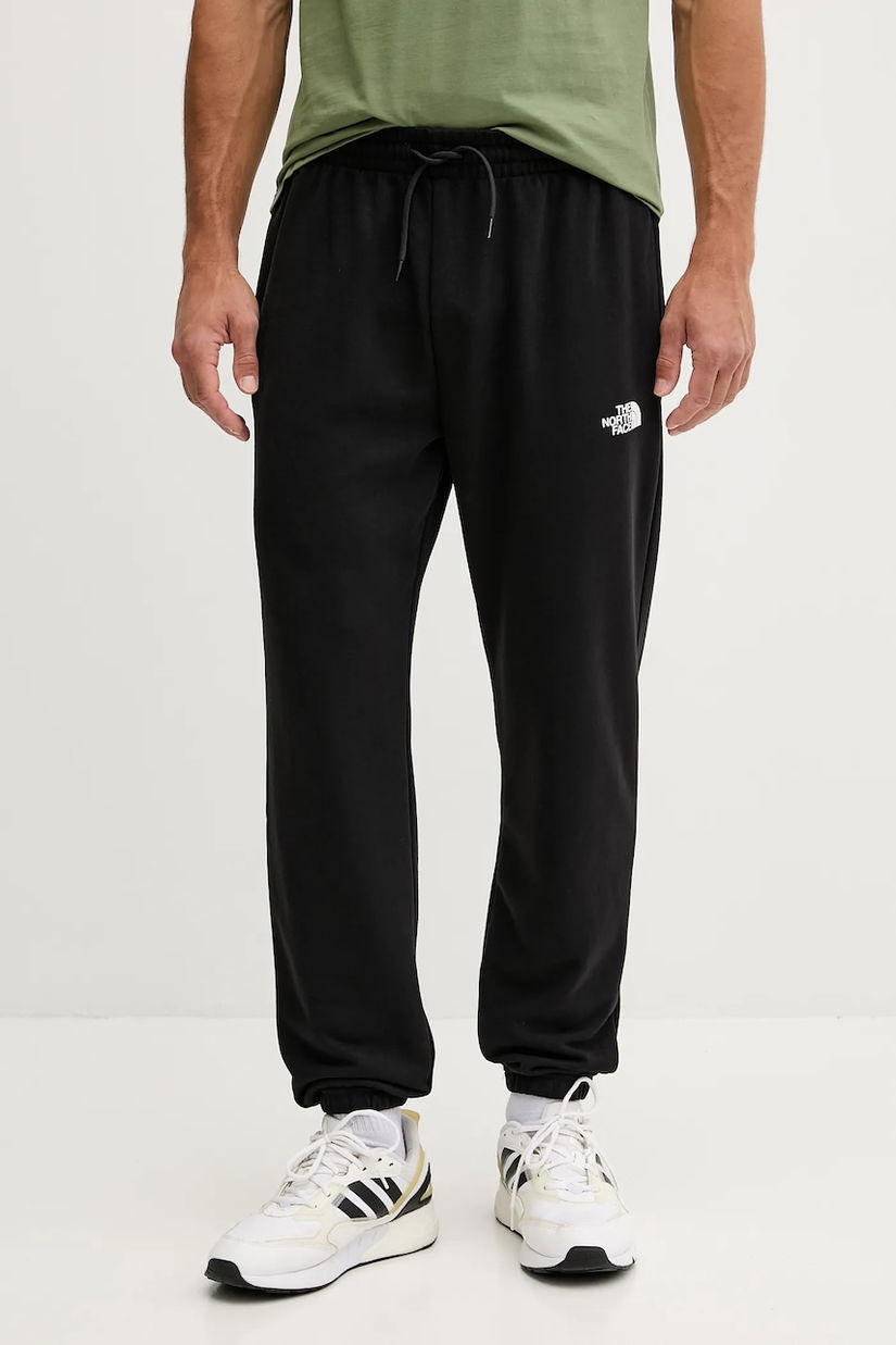 The North Face pantaloni de trening Simple Dome culoarea negru, cu imprimeu, NF0A8C41JK31
