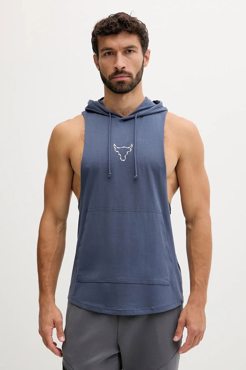Under Armour bluză Project Rock cu glugă, cu imprimeu, 6005048