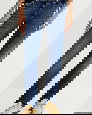 Tommy Jeans blugi culoarea bleumarin, DM0DM22168