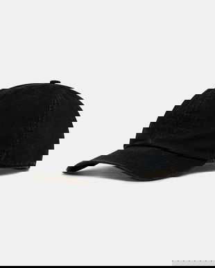 MM6 Maison Margiela șapcă de baseball din bumbac culoarea negru, SH2TC0004.M35190.899