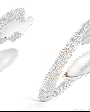 Tous inel de argint ICON MESH 1004504111