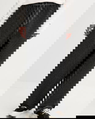 adidas Originals pantaloni de bumbac culoarea negru, drept, JW0180