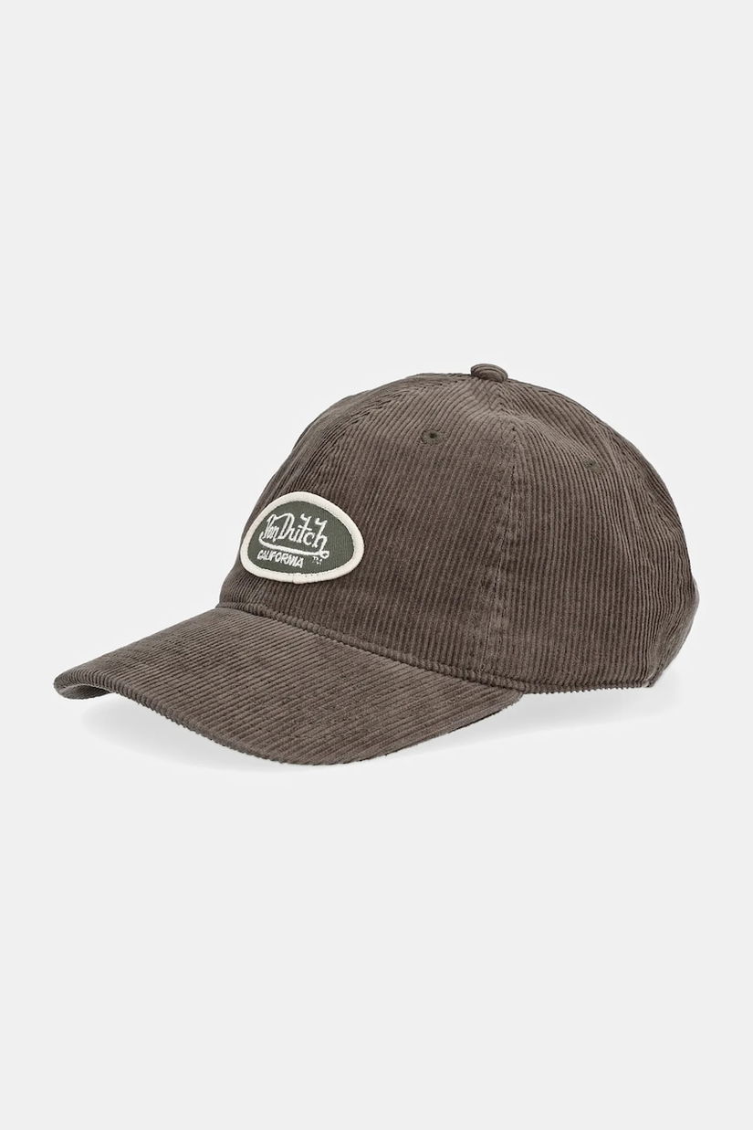 Von Dutch șapcă de baseball din bumbac culoarea verde, VD.1.CD.LOG