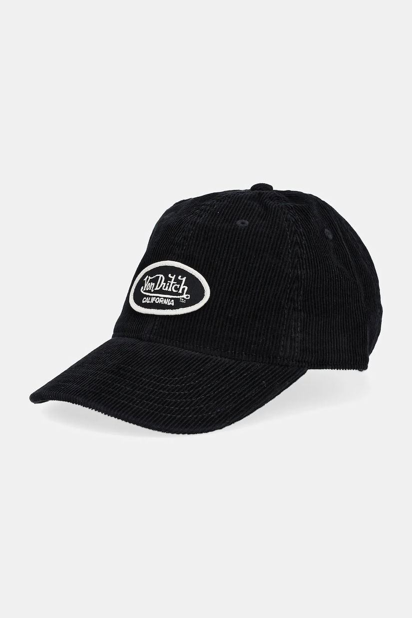 Von Dutch șapcă de baseball din bumbac culoarea negru, VD.1.CD.LOG