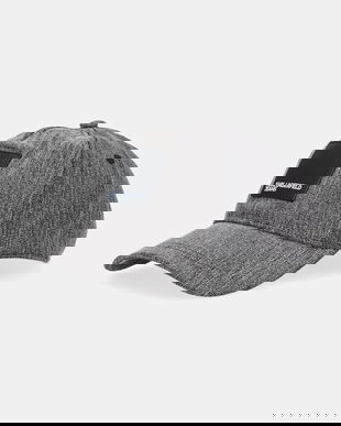 Karl Lagerfeld Jeans șapcă de baseball din bumbac culoarea gri, A4W33076