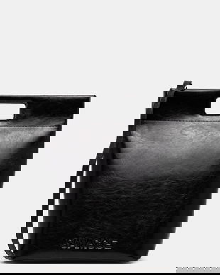 Samsoe Samsoe geantă Sajennie Tote Bag culoarea negru, F25100104