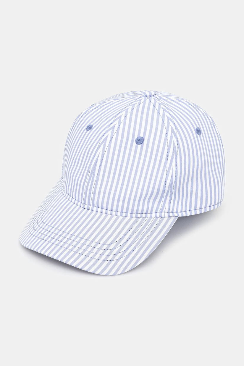 Fiorucci șapcă de baseball din bumbac Striped Tie Ribbon modelator, W02SMAHA398CJ01BL07