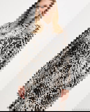 Gaudi rochie culoarea negru, mini, evazati, 521FD15017