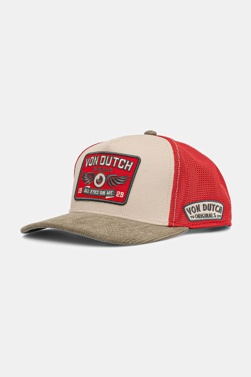 Von Dutch șapcă culoarea verde, VD.1.CT.SEM
