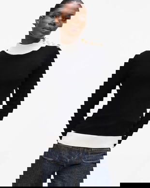 Karl Lagerfeld pulover culoarea negru, light, cu turtleneck, A4W18038