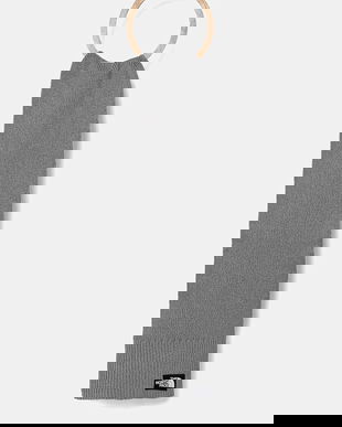 The North Face fular TNF Logo Box culoarea gri, uni, NF0A8CHGDYY1