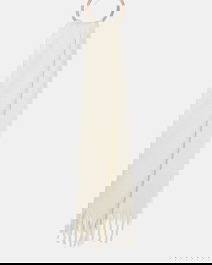 Karl Lagerfeld Jeans fular culoarea bej, uni, A4W33101