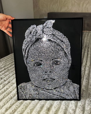Tablou cu cristale personalizat