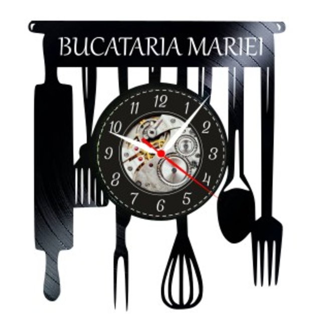 BUCATARIE-ceas de perete(personalizabil)