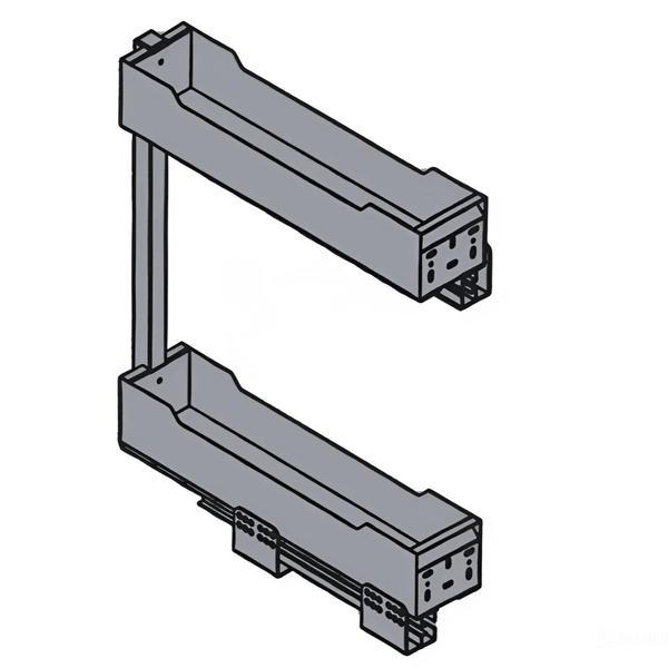 Cos Jolly pentru corp de 250 mm, finisaj gri grafit