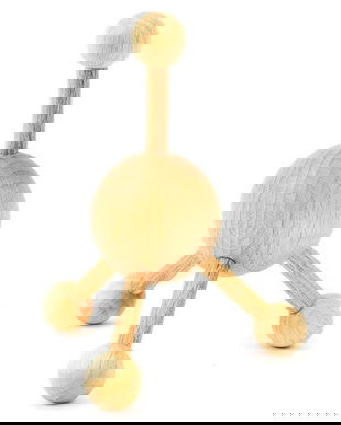 Instrument de Masaj cu Puncte din Lemn, pentru Masaj Directionat pentru Spate, Gat, Umeri si Piept, Natur - Tuuli, 1 buc