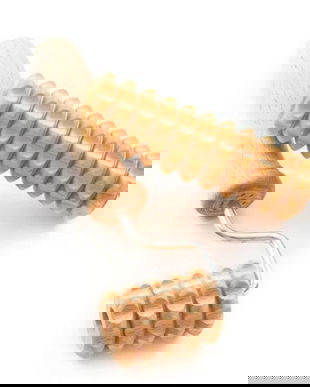 Set de Masaj Corporal din Lemn - Derma Roller pentru fata &ndash; Spa Beauty Tool, Natur - Tuuli, 1 set