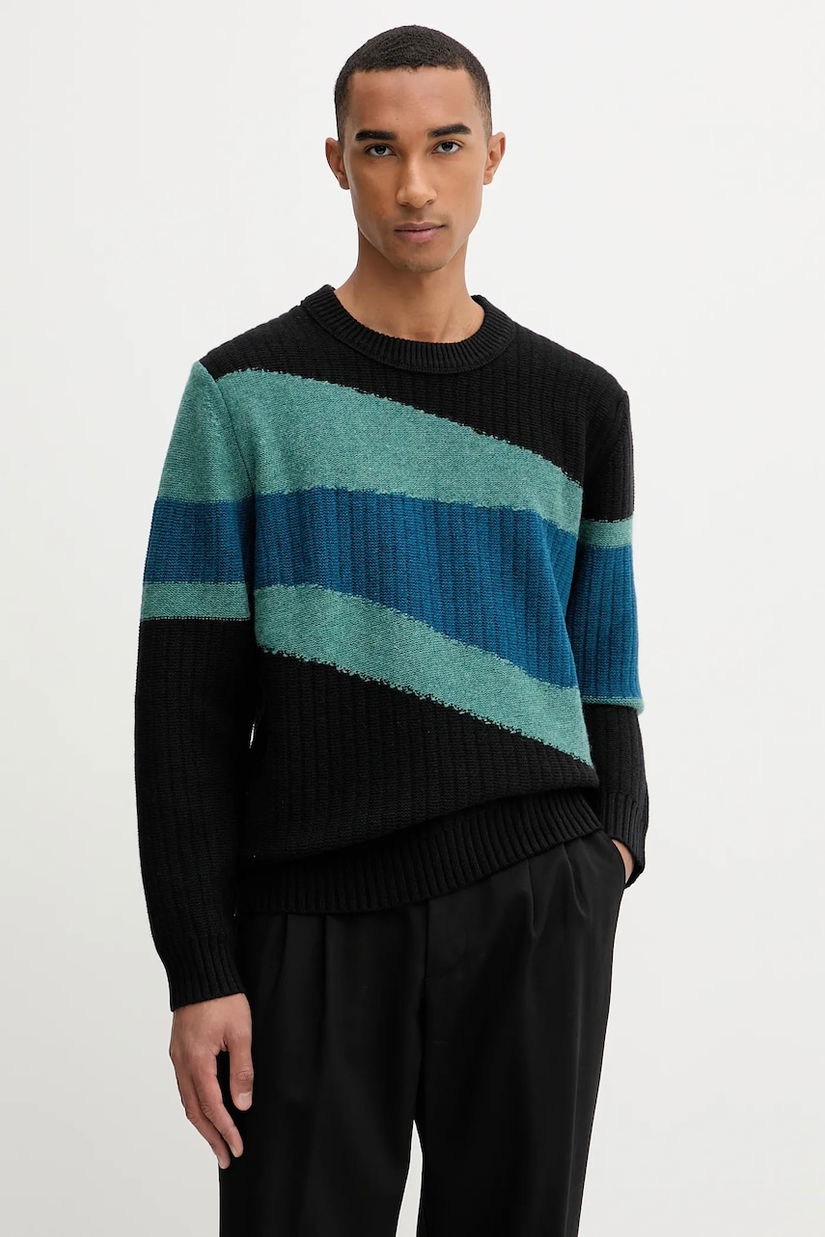PS Paul Smith pulover de lână culoarea negru, M2R-499Z-T22518