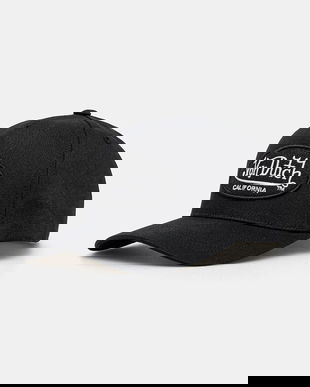 Von Dutch șapcă de baseball din bumbac culoarea negru, VD.0.CAS1.LOFB02