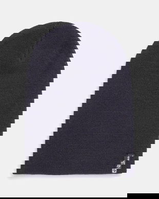 Jack Wolfskin căciulă culoarea bleumarin, din tricot gros, 1903892