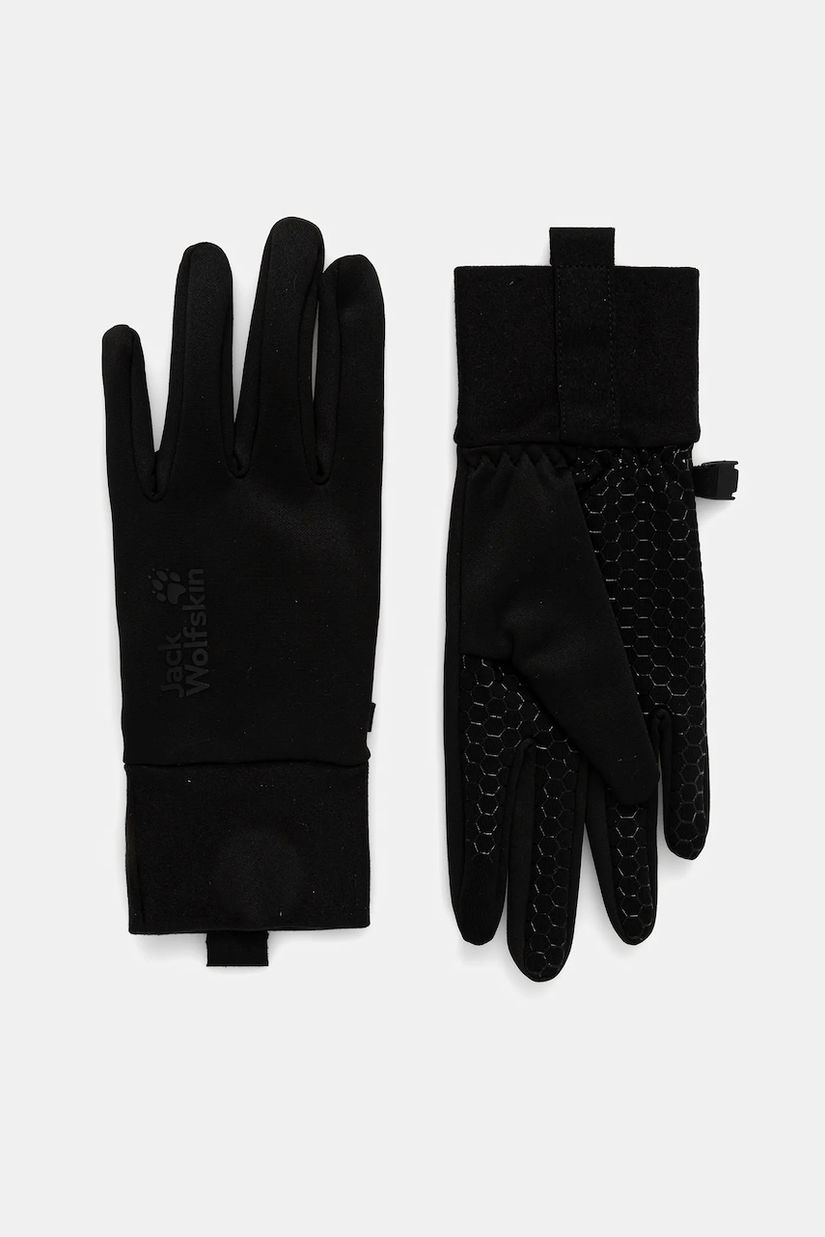 Jack Wolfskin mănuși EXTENSIVE culoarea negru, A65234