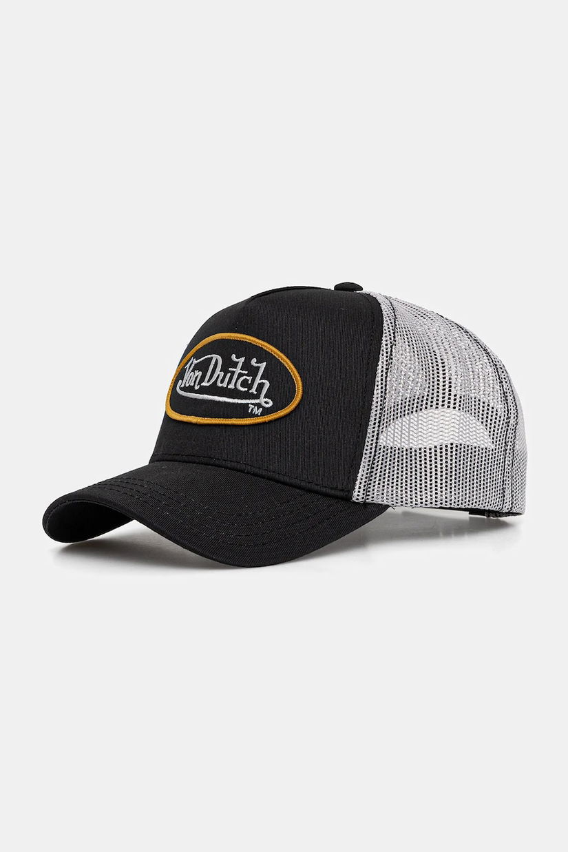 Von Dutch șapcă culoarea gri, VD.0.CAS1.CLA6