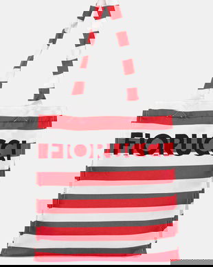 Fiorucci geantă Logo Print Nylon Tote culoarea rosu, W02FPABA275NY01RD02