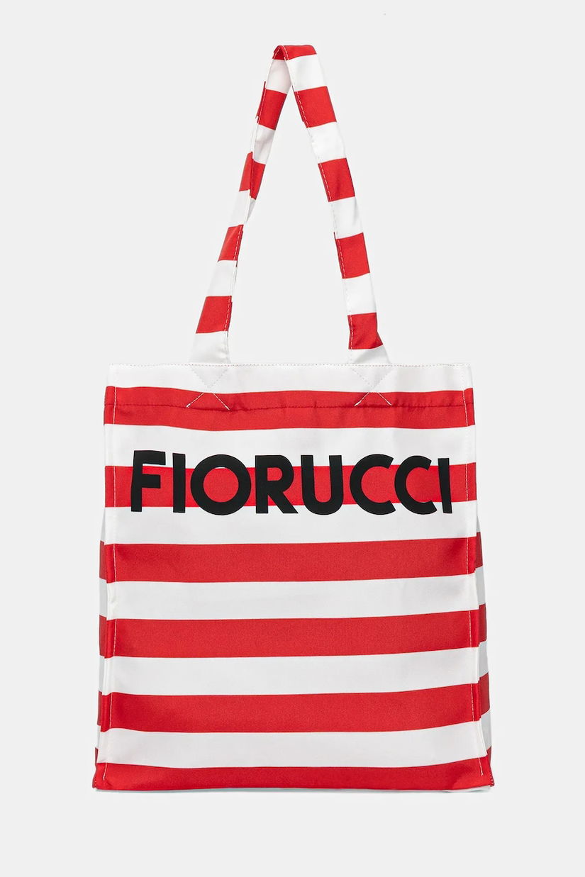 Fiorucci geantă Logo Print Nylon Tote culoarea rosu, W02FPABA275NY01RD02