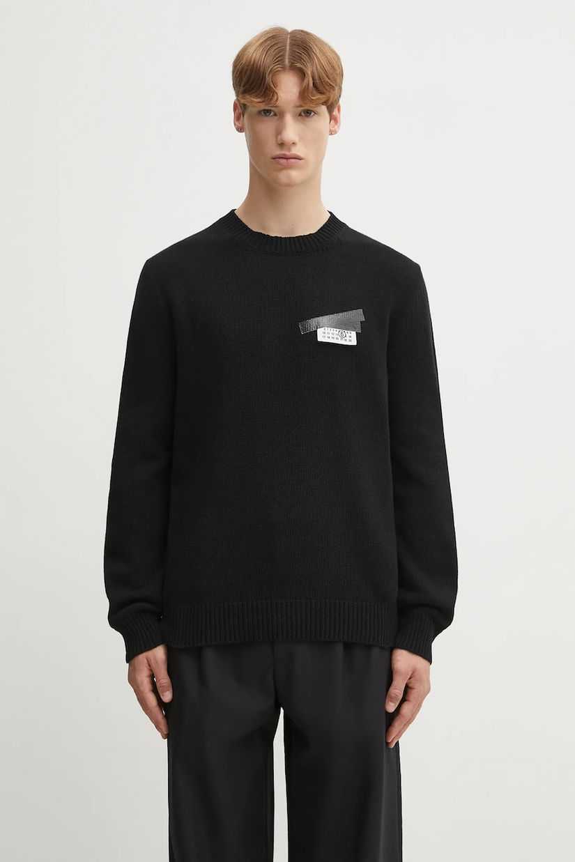 MM6 Maison Margiela pulover de lână culoarea negru, SH2HL0030.M13168.900S