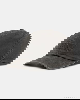 MM6 Maison Margiela șapcă de baseball din bumbac culoarea gri, SH0TC0005.M35346.860