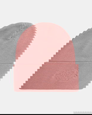 Fiorucci căciulă din bumbac Angel Embroidered culoarea roz, U01FPAHA215KN01PN02