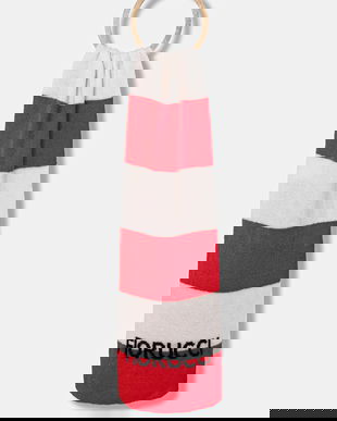 Fiorucci esarfa de lână Logo Alpaca culoarea rosu, cu imprimeu, W02FPASC470KN11RD02